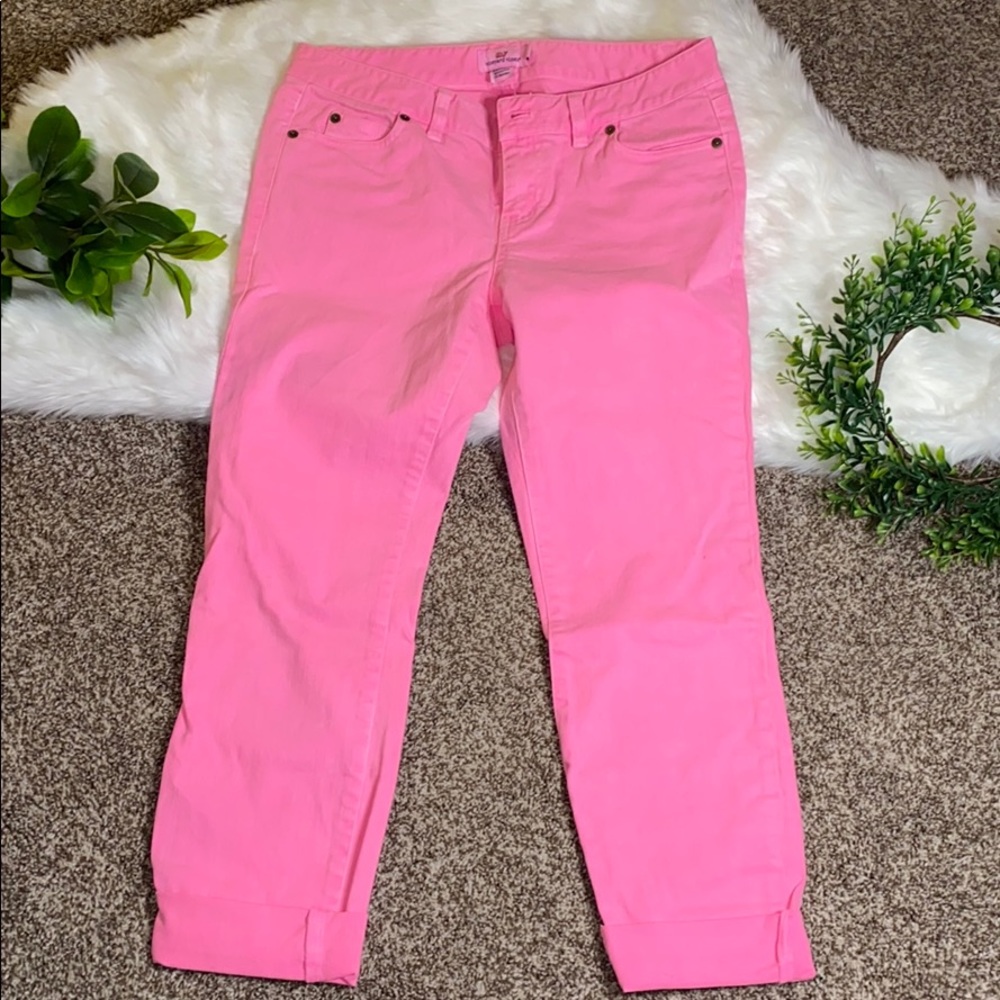 New: Vineyard Vines Pink Stretch Jeans